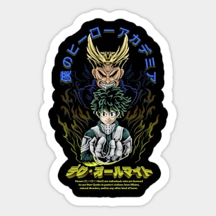 THE POWER OF DEKU Sticker